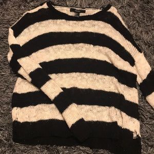 Black and White Stripe Sweater